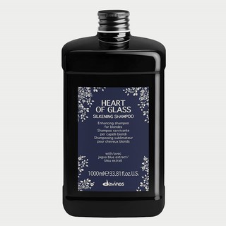 Dầu gội làm sạch tóc màu vàng sáng Davines Heart Of Glass Silkening Shampoo 1000ml