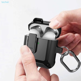Chuyển đổi bìa cho airpods trường hợp tpu pc bảo vệ bìa cho apple airpods 1 2 trường hợp phụ kiện không dây tai nghe với keychain *