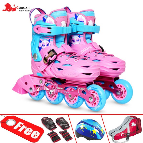 Giày trượt patin Cougar bánh cao su MZS303
