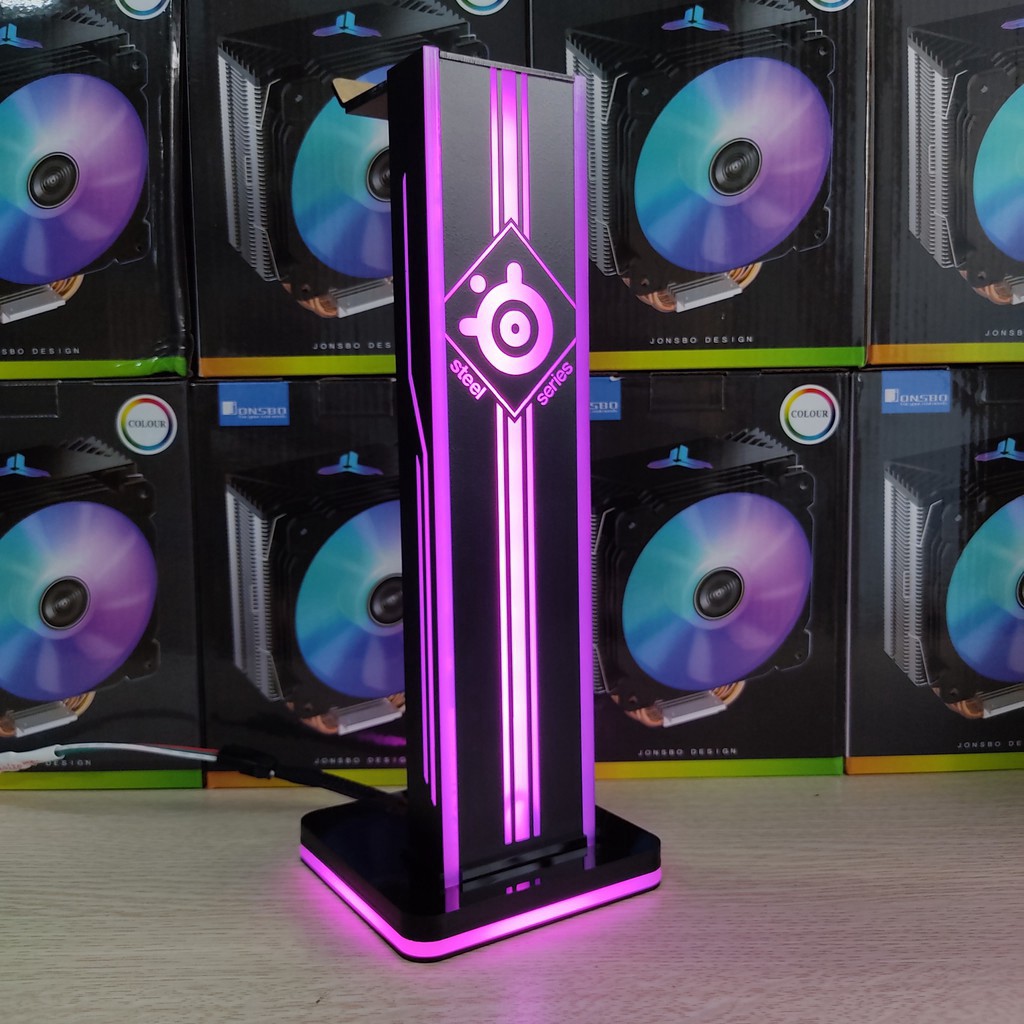 Giá treo tai nghe Steel Series Led RGB Pro - Khiển màu tùy ý | BigBuy360 - bigbuy360.vn