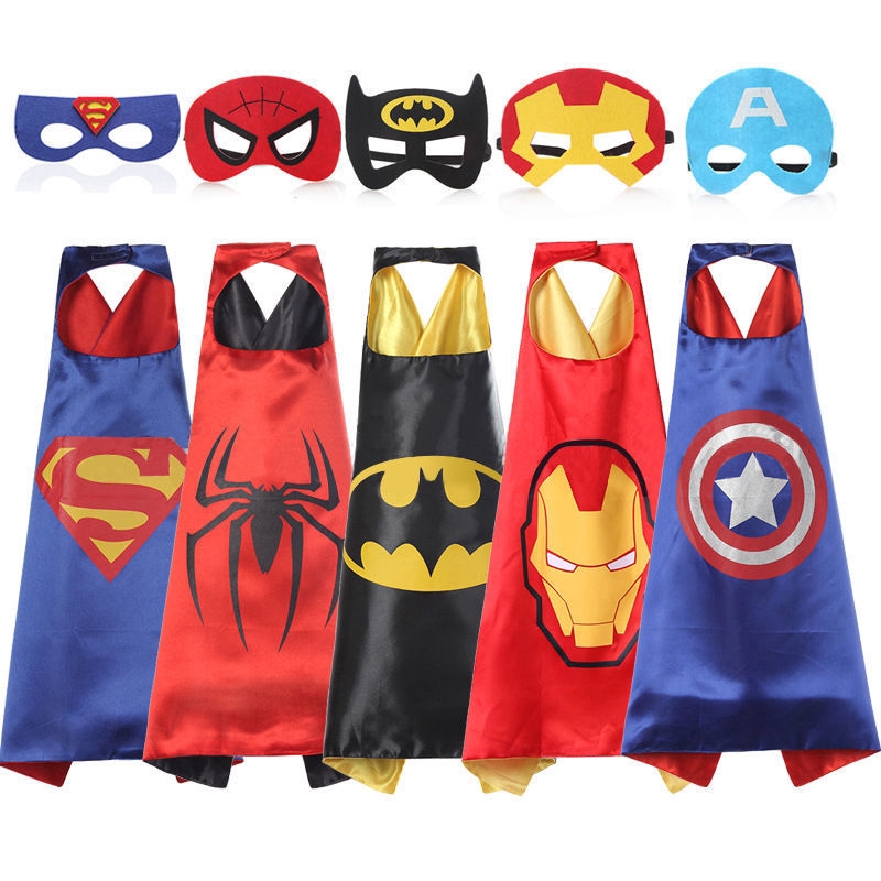 Áo choàng hóa trang siêu anh hùng cho bé trai/ trang phục cosplay Halloween/ sinh nhật