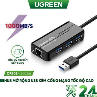 Bộ chia USB 3.0 Ugreen 20266