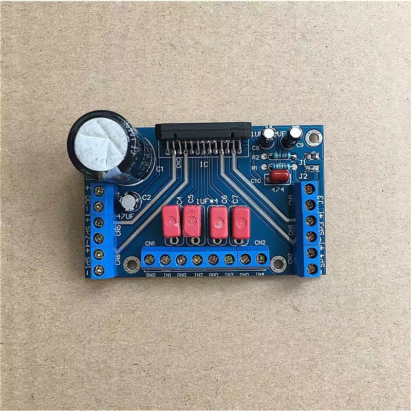 Bảng Mạch Khuếch Đại Âm Thanh 4 Kênh DC12-14.5V TDA7388 V6 4X41W