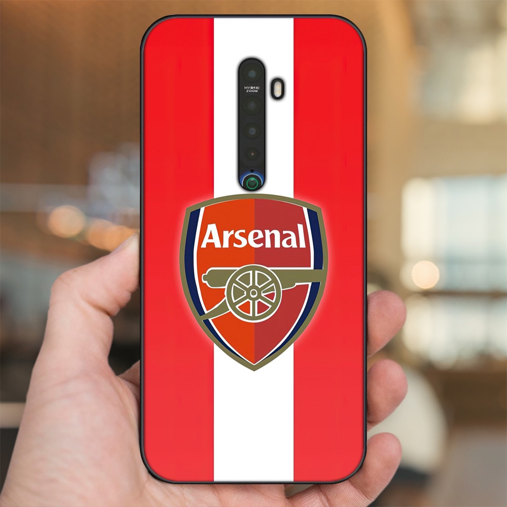 Ốp lưng Oppo Reno 2 viền đen in hình Arsenal FC