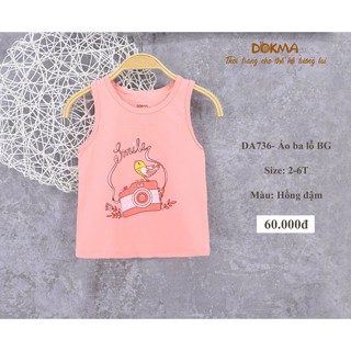 DA736 Áo ba lỗ BG Dokma (2-6y)