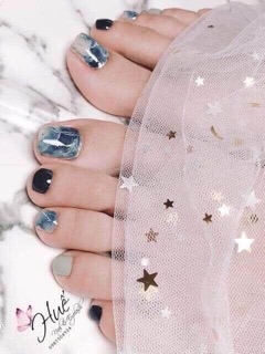 Lưới trăng sao chụp ảnh móng tay