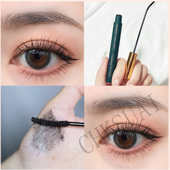 Mascara Màu Sắc Uốn Cong Làm Dày Và Dài Mi Chống Thấm Nước