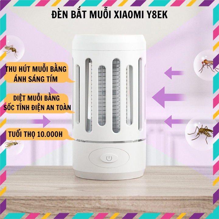 Đèn bắt muỗi đa năng Xiaomi Qiao Qingting Y8EK, thu hút muỗi bằng ánh sáng tím, an toàn khi sử dụng