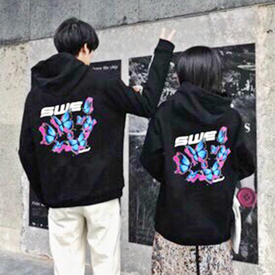 [Kèm Quà] ÁO HOODIE - ÁO KHOÁC NỈ NGOẠI SWE BƯỚM (HD1810 - Cổ Chui) - AK.STORE | BigBuy360 - bigbuy360.vn