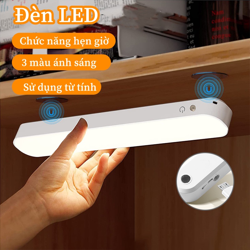 [Pin 4000mAH] Đèn học dán tường Đèn LED Cảm Ứng Chạm Đèn bàn học đọc sách tích điện bảo vệ mắt cảm ứng 3 chế độ ánh sáng