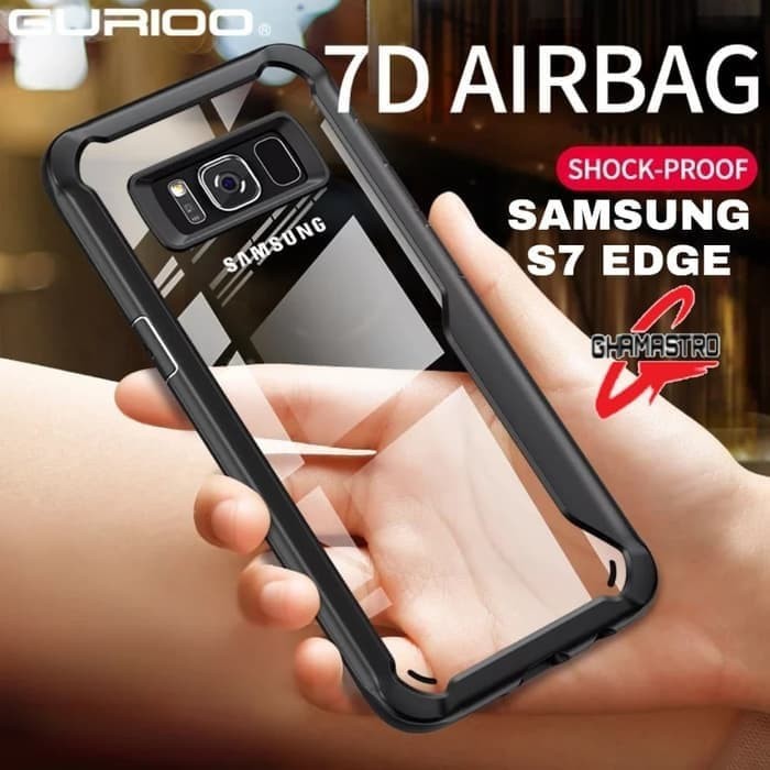 Ốp Lưng Cứng Trong Suốt Chống Sốc Cho Samsung S7 S7 Edge