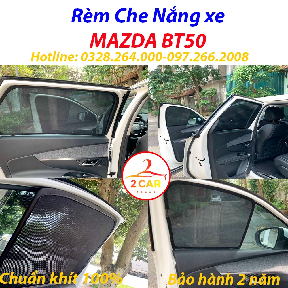 Rèm Che Nắng Xe Mazda BT50, Rèm Chắn Nắng Xe Mazda BT50 , Chuẩn Khít Theo Xe - Bảo Hành 2 Năm