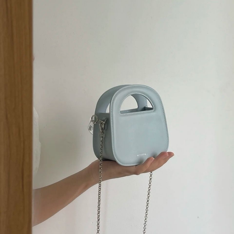 Túi vuông đeo chéo túi mini dây xích túi xách nữ đẹp màu xanh lam