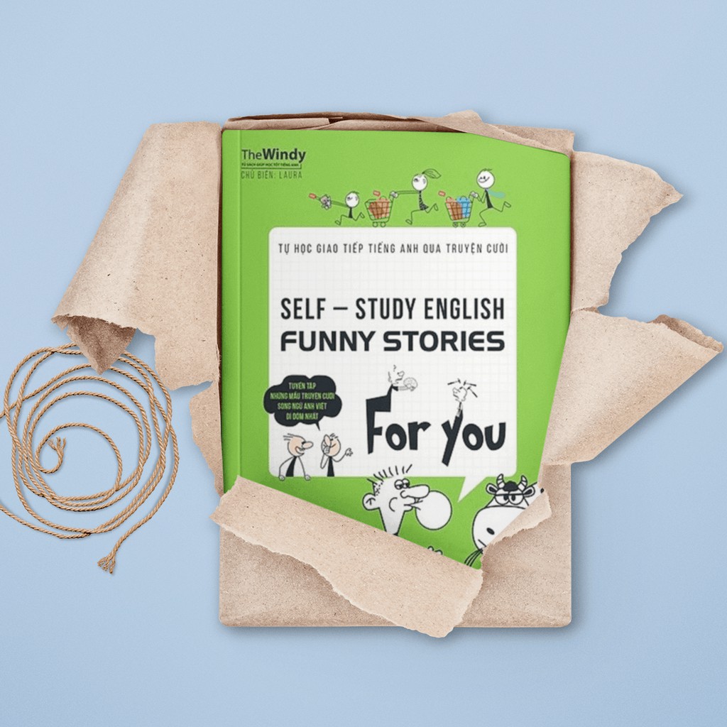 Sách - Self Study English - Funny Stories For You: Tự Học Giao Tiếp Tiếng Anh Qua Truyện Cười (Học Cùng App MCBOOKS)