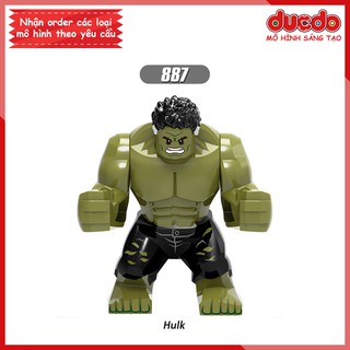 Bigfig siêu anh hùng HULK trong Infinity War – Đồ chơi Lắp ghép Xếp hình Mini Minifigures Big Fig SuperHero Iron Man