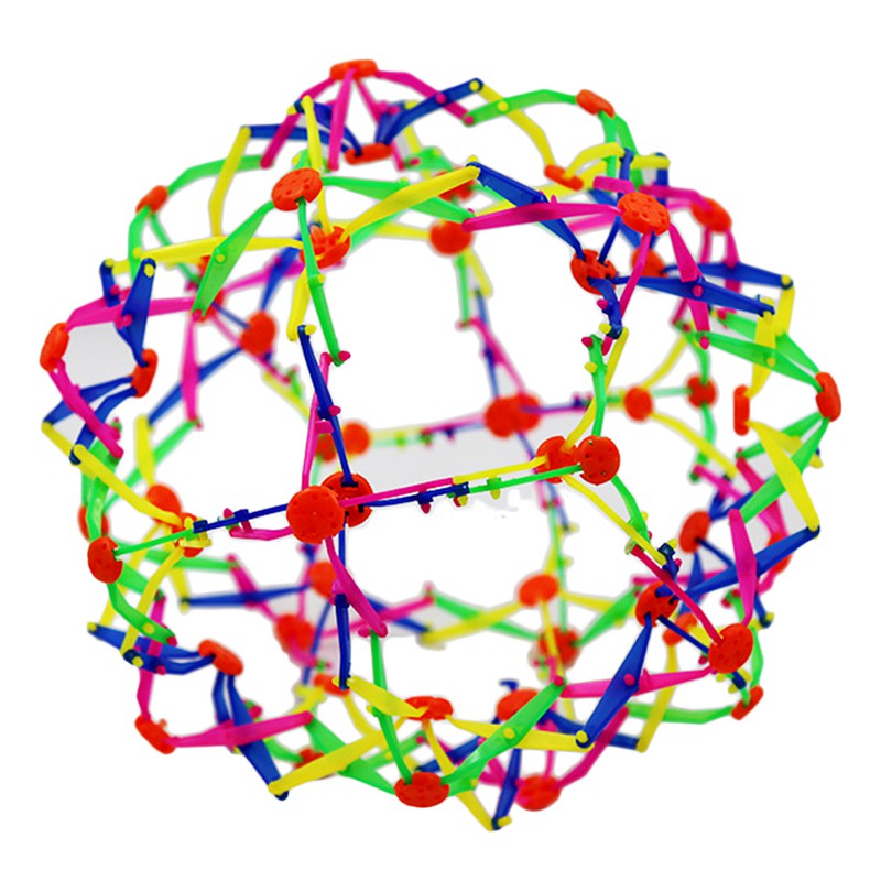 Quả bóng màu thần kì có thể xếp lại