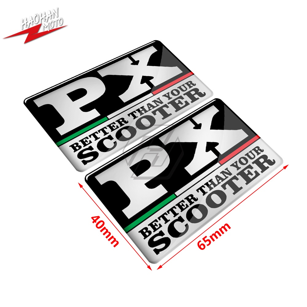 Miếng Dán 3D Trang Trí Cho Xe Máy Vespa PX125 PX150 PX200 PX 125 150 200