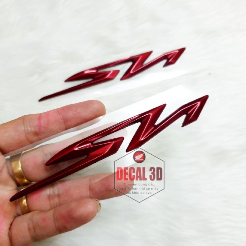 Team chữ nổi SH 2020 2021 2022 màu đỏ zin cực chất!!!!