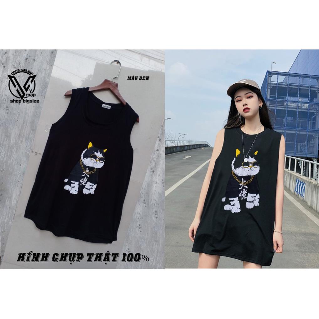 Xả BIG Áo Thun 3 LỖ nam nữ TANKTOP Unisex BIGSIZE ( nhiều màu)
