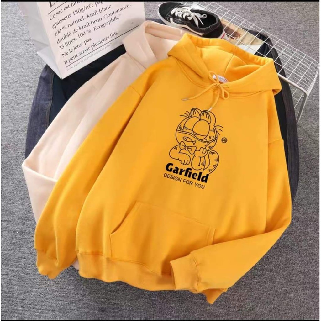 Áo Khoác Hoodie GARFIELD CAT Form Rộng Unisex - VIET_STAR | BigBuy360 - bigbuy360.vn