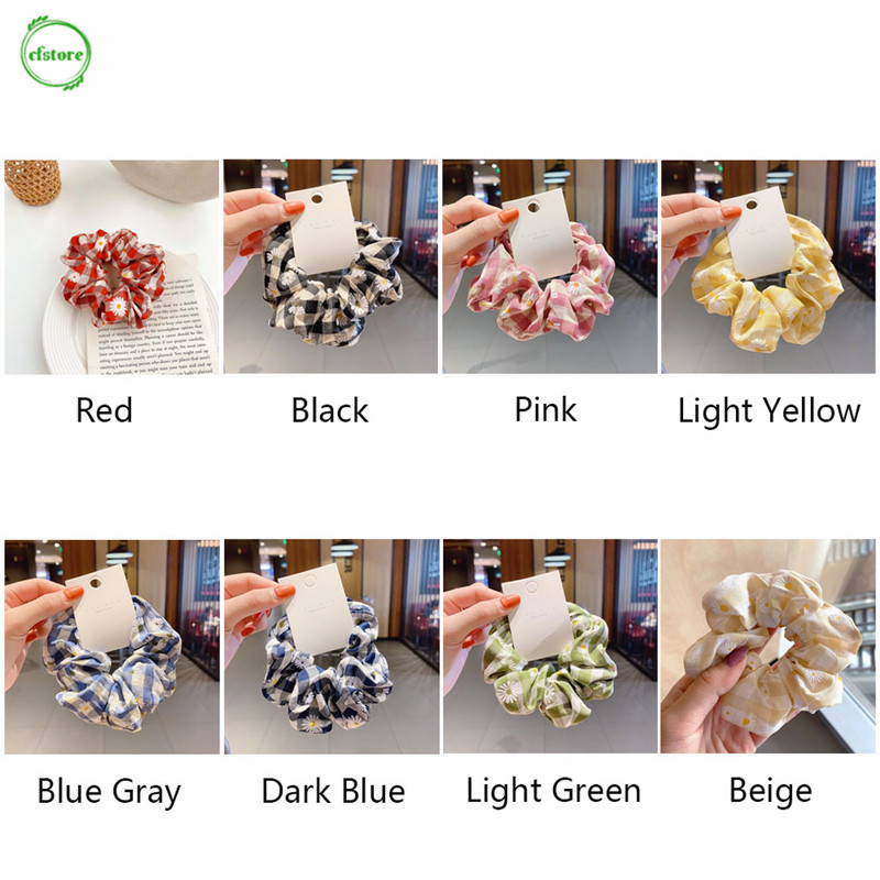 Dây Buộc Tóc Mặt Hình Hoa Cúc