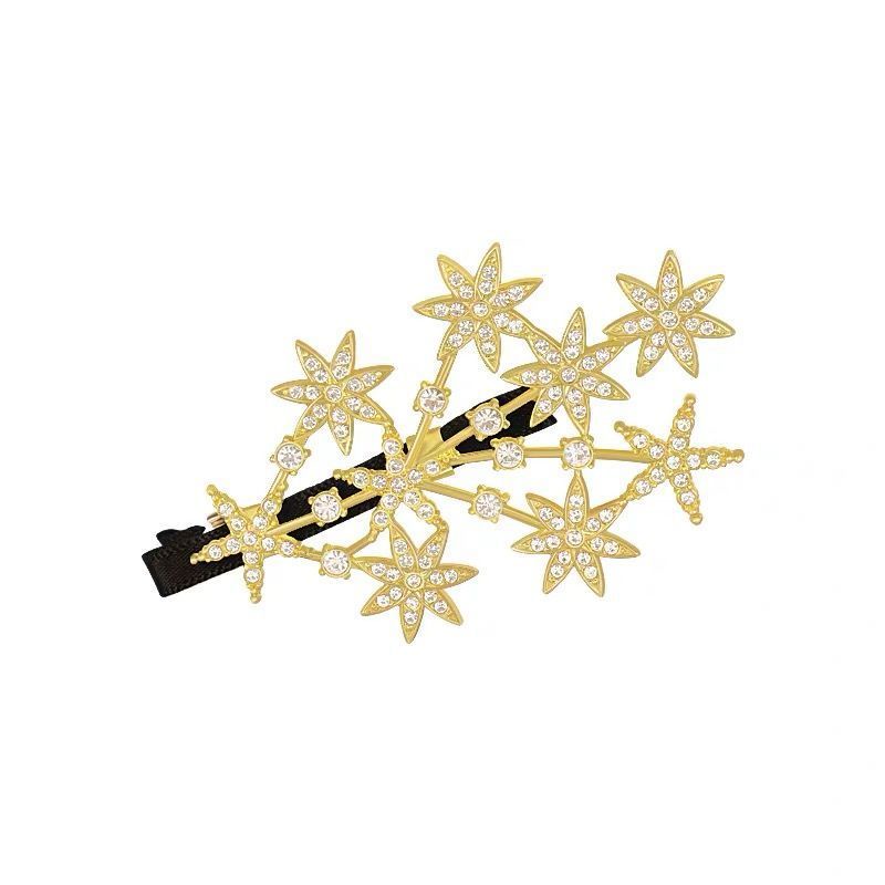 Xu hướng hàn quốc rhinestone ngôi sao clip bên