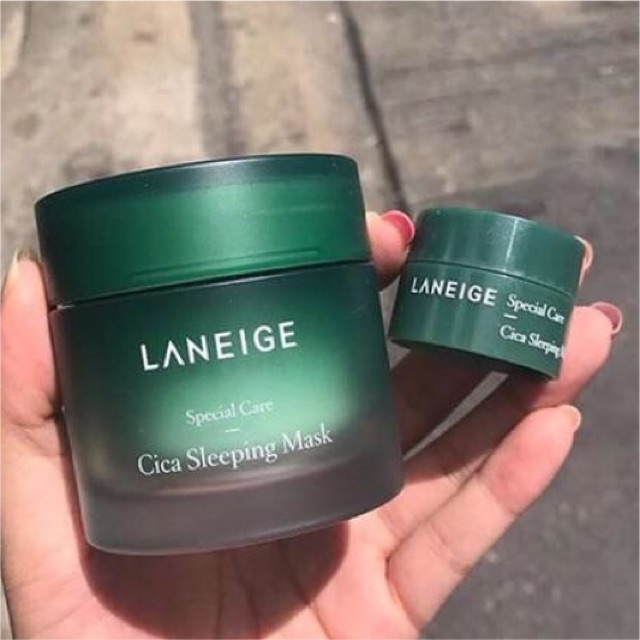 Mặt nạ ngủ Laneige Cica mới 2019 bản 10ml siêu cấp ẩm