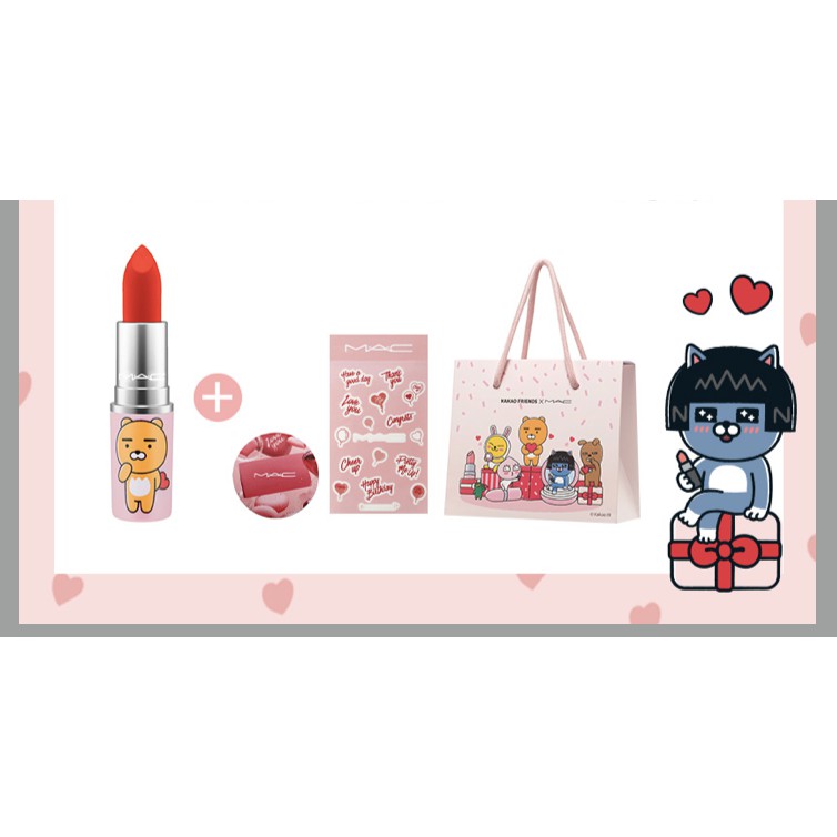 [Babycong] Mac 2021 x Kakao Friends Collaboration Phiên bản giới hạn Son môi