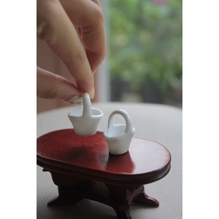 ST001 Giỏ hoa sứ