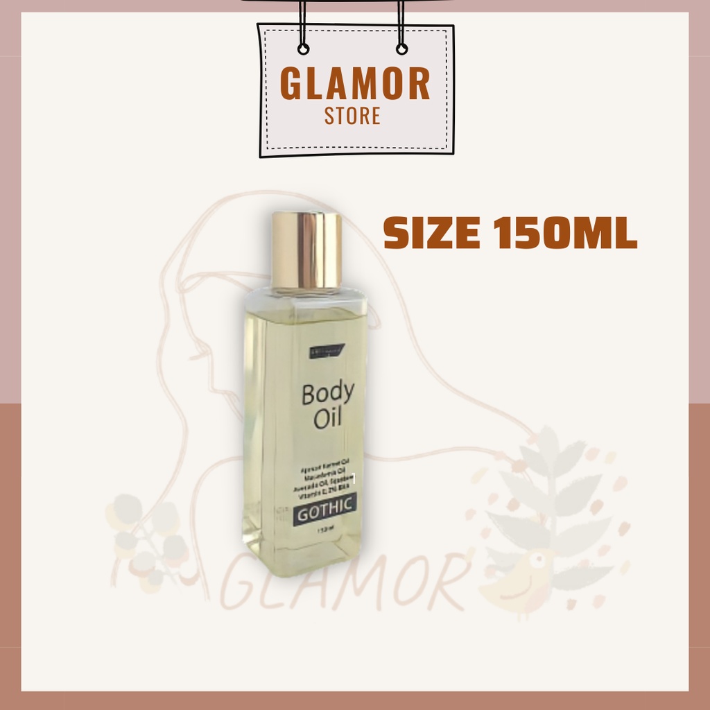 Dầu Dưỡng Da Body Oil GoThic 150ml - 250ml Cải Thiện Tình Trạng Viêm Nang Lông GLAMOR | BigBuy360 - bigbuy360.vn