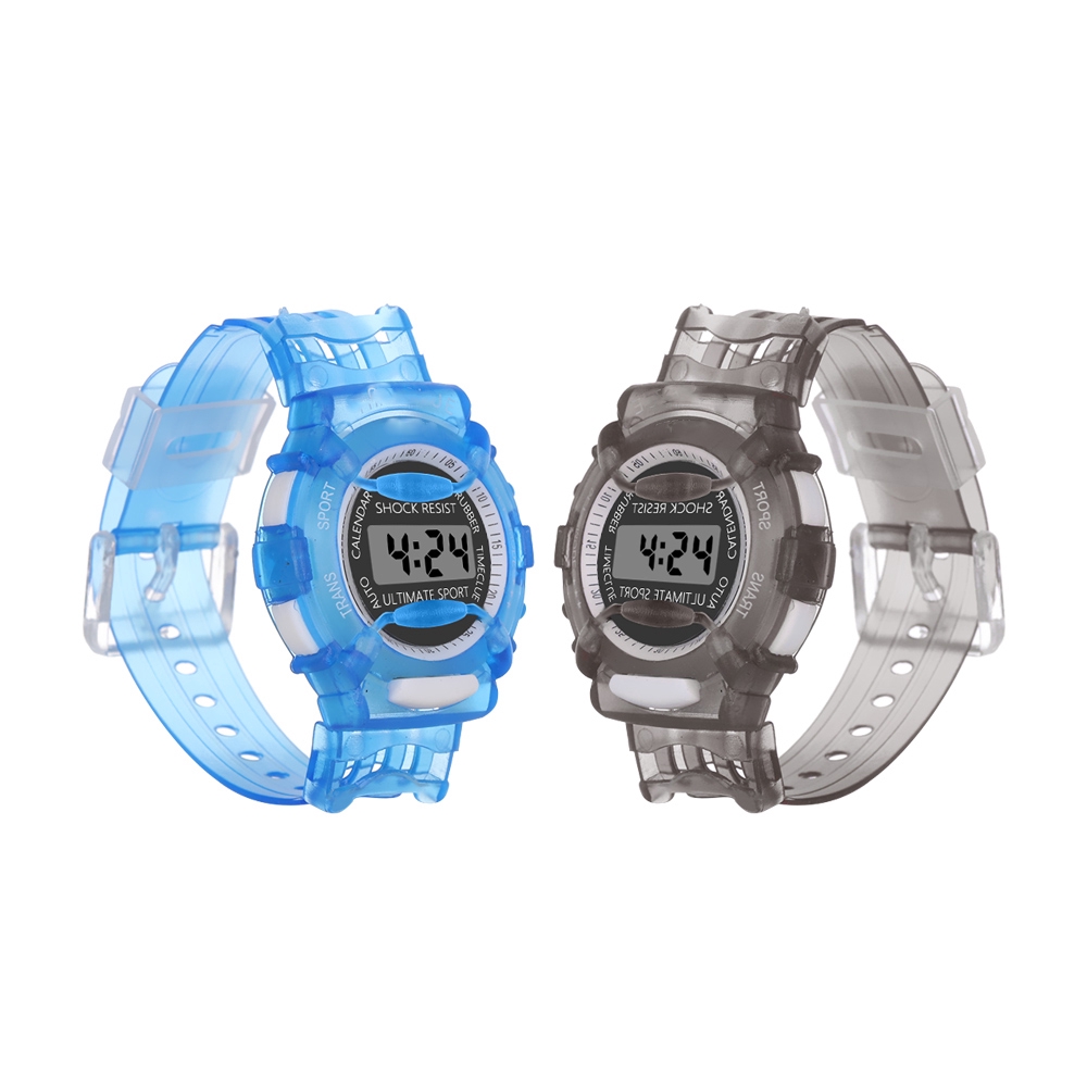 Boys Girls Children Students Digital Wrist Sport Watch Students Time Electronic Digital LCD Wrist Watch