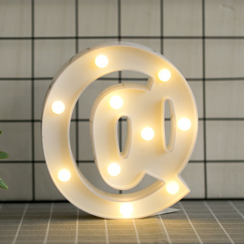 Đèn Led 3d Kỹ Thuật Số Treo Tường Trang Trí Ban Đêm Diy
