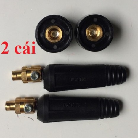 bộ 2 cái giắc máy hàn 10-25 (1 ĐỰC+ 1 CÁI)