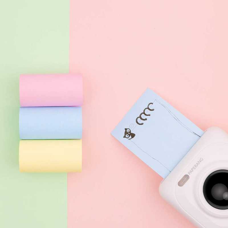 Tất cả giấy in nhiệt các màu ❤ KT 57x30mm ❤ cho Peripage A6, A6s, A3, A9, A9s, Poooli L1, L2, L3, Paperang p1, p2, p2s