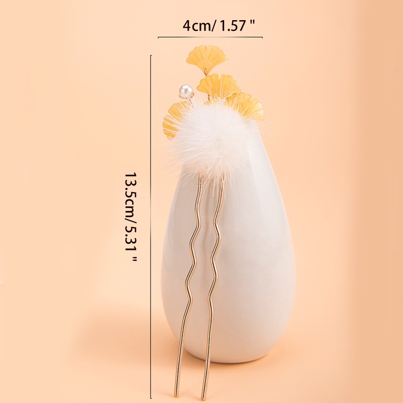 Trâm Cài Tóc Handmade Hình Chữ U Phong Cách Trung Hoa Cổ Điển Cho Nữ