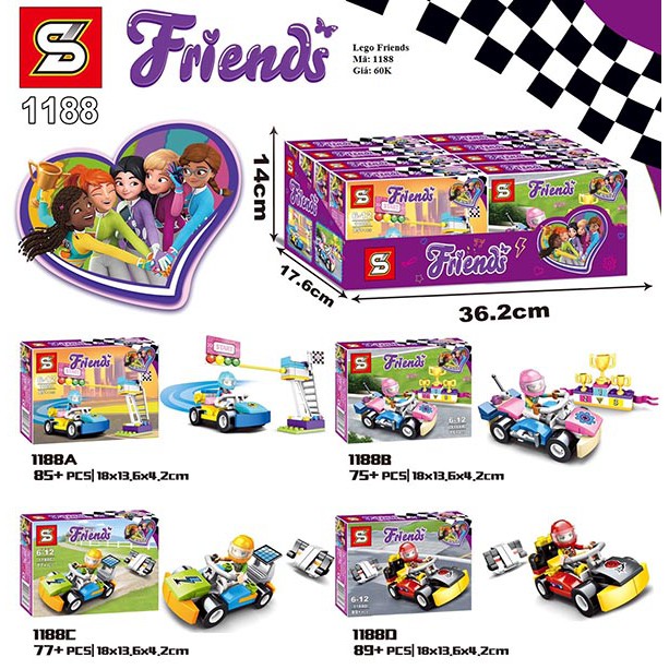 LEGO FRIENDS 75-89 CHI TIẾT 1/4
