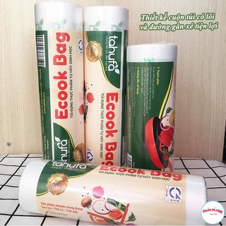 Cuộn Túi Đựng Thực Phẩm Sinh Học Tự Hủy Ecook Bag 500gr 00468