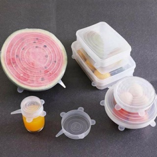 Bộ 6 miến màng bọc thực phẩm bằng silicon