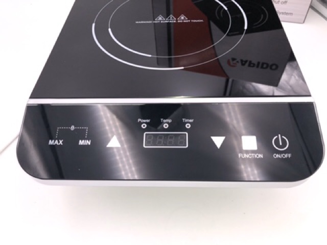 Bếp Từ Đơn Rapido RI2000ES , Công xuất 2000W , bảo hành chính hãng 12 tháng