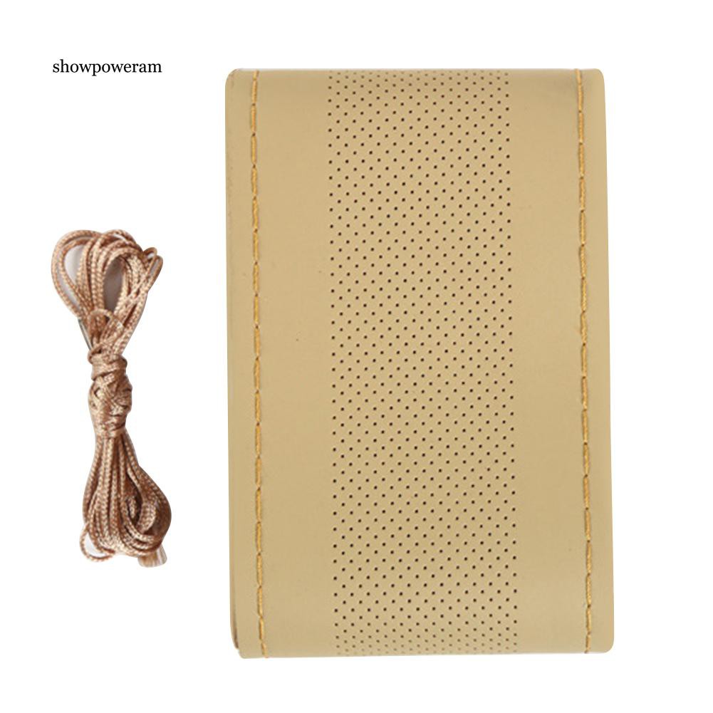 Bọc Vô Lăng Xe Hơi Chất Liệu Da Bò Chống Trượt DIY