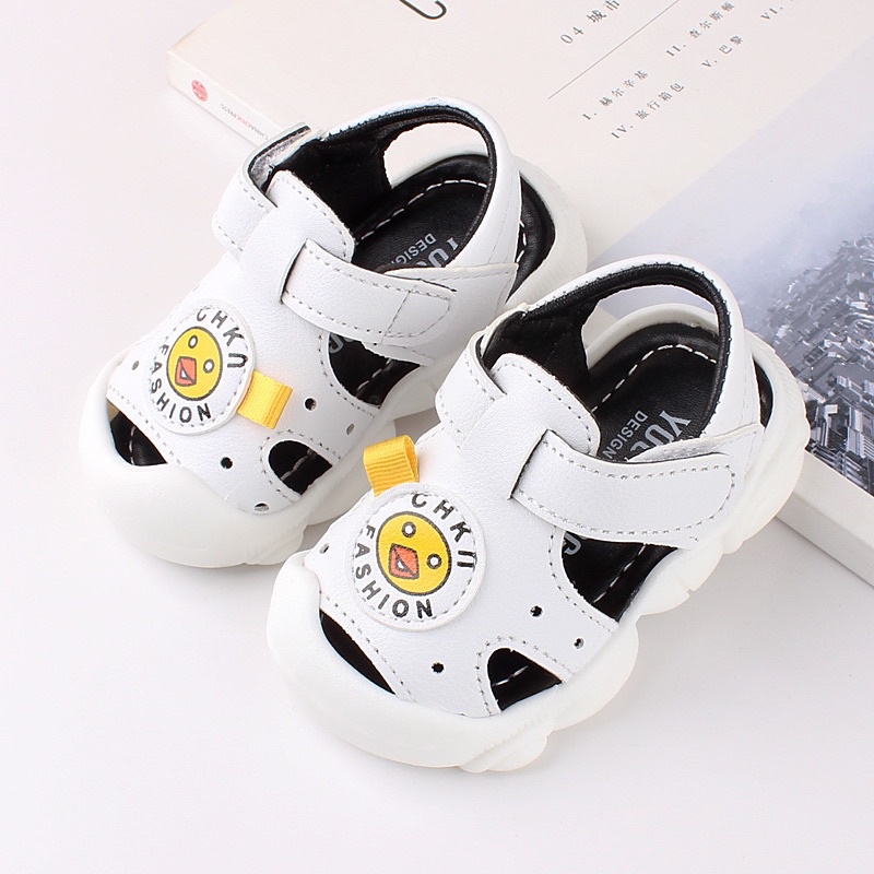 Sandal cho bé trai - dép rọ quai hậu tập đi chống trơn trượt mũi kín cho bé