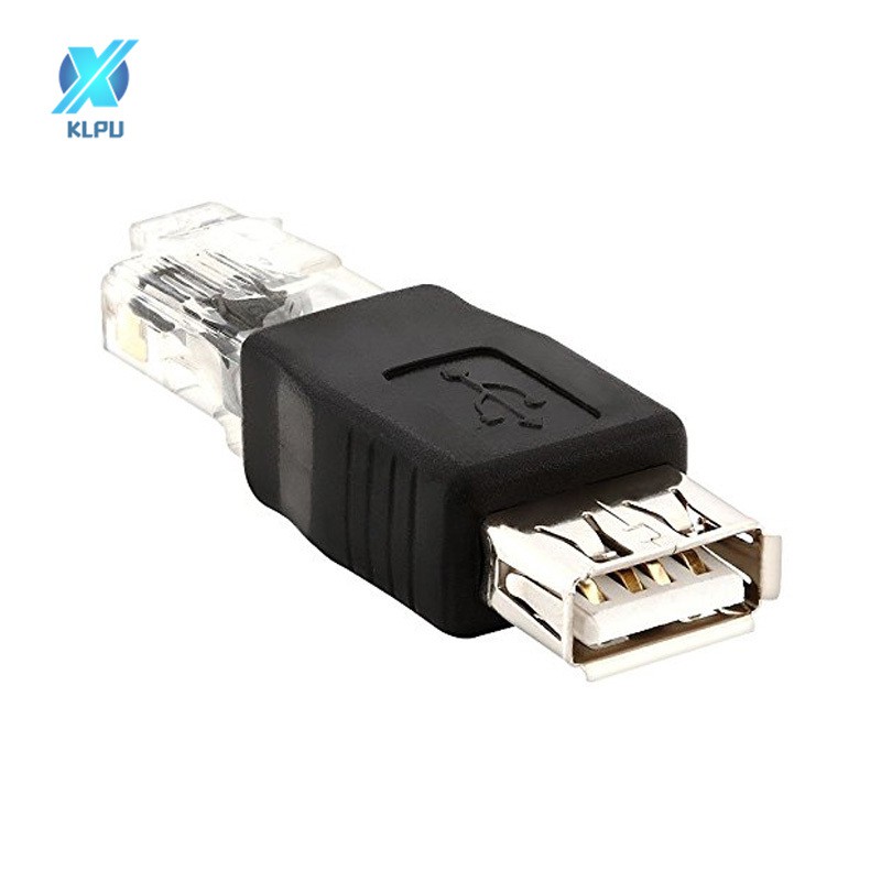 COD# USB Type A USB 2.0 Female to Ethernet Male Plug Adapter Converter Connector #VN