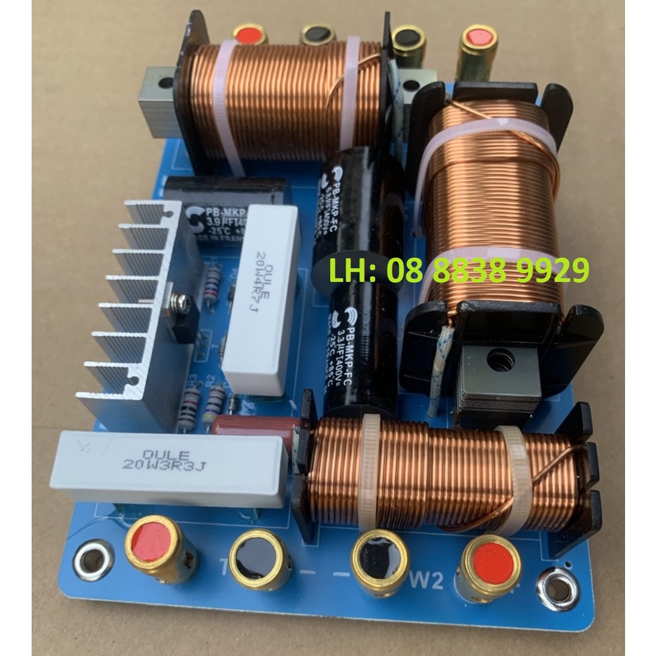 MẠCH PHÂN TẦN FULL ĐÔI PA-25T CÔNG SUẤT LỚN 2 BASS & 1 TREBLE NHẬP KHẨU - GIÁ 1 MẠCH