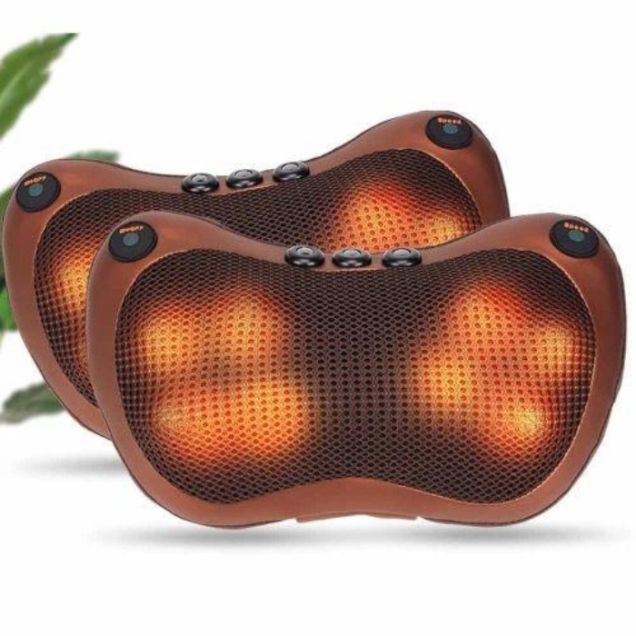 Gối Massage 8Bi Hồng Ngoại Chính Hãng - Gối Masage Cổ , Vai , Gáy