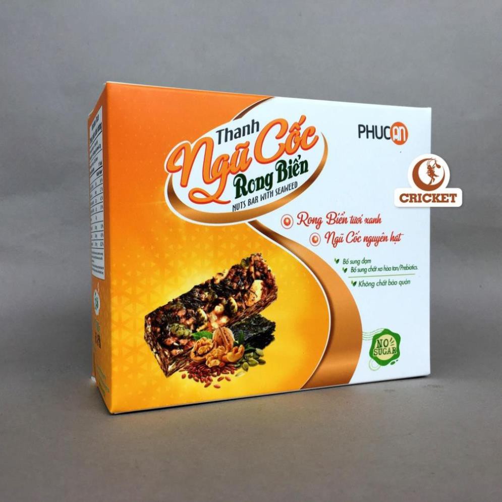 Thanh Ngũ Cốc Rong Biển Phúc An - Rong Biển Tươi Xanh Ngũ Cốc Nguyên Hạt [Helifood]