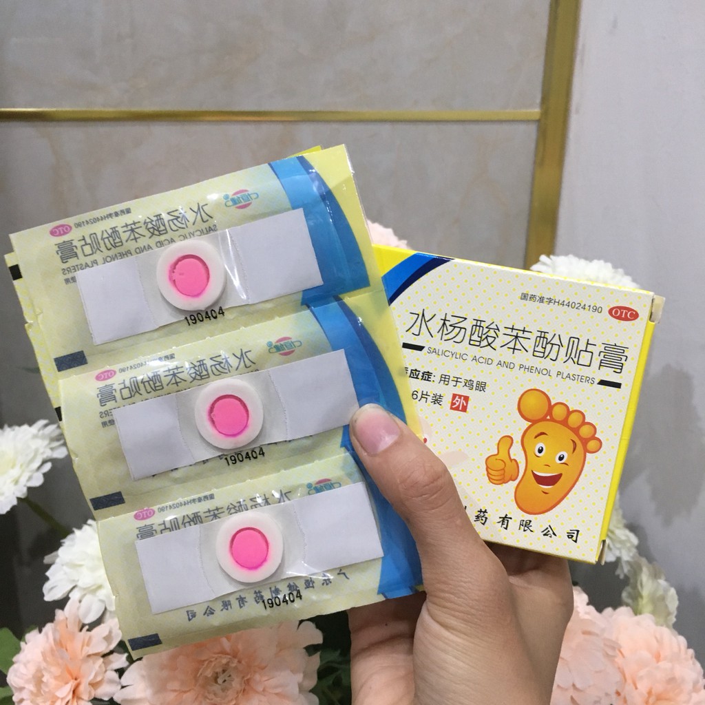 Miếng dán mụn cóc,mụn cơm,mắt cá chân ( hộp 6 miếng ) | BigBuy360 - bigbuy360.vn