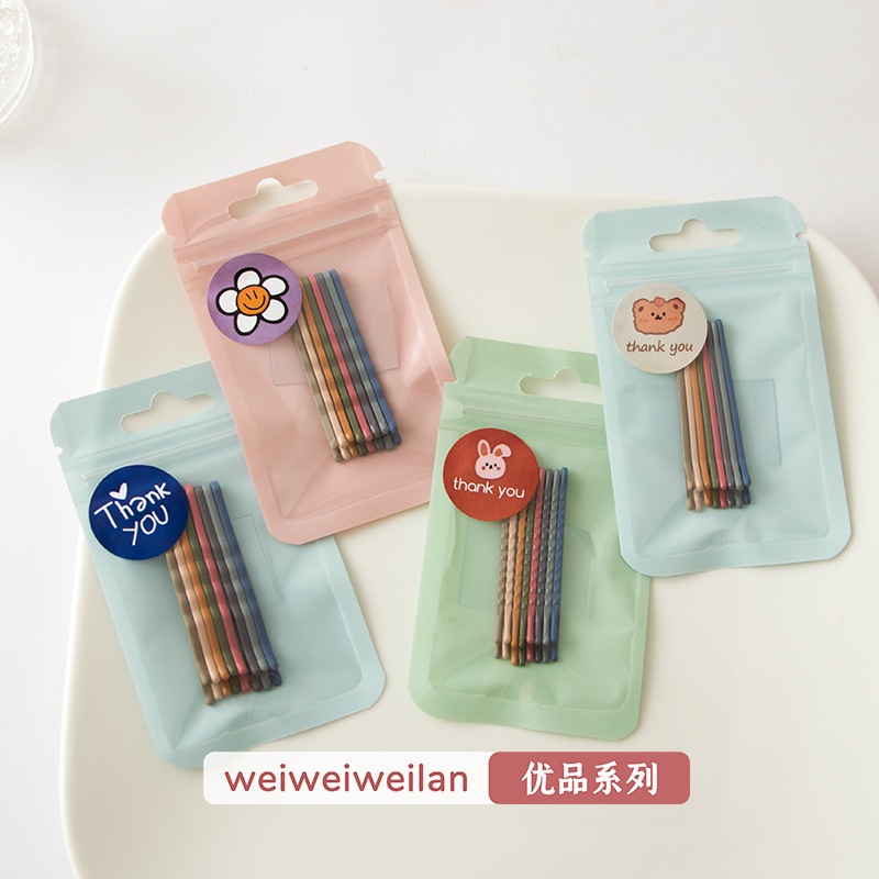 [Bộ 8] Kẹp Tóc Nhiều Màu Phụ Kiện Thời Trang Cho Nữ AB028