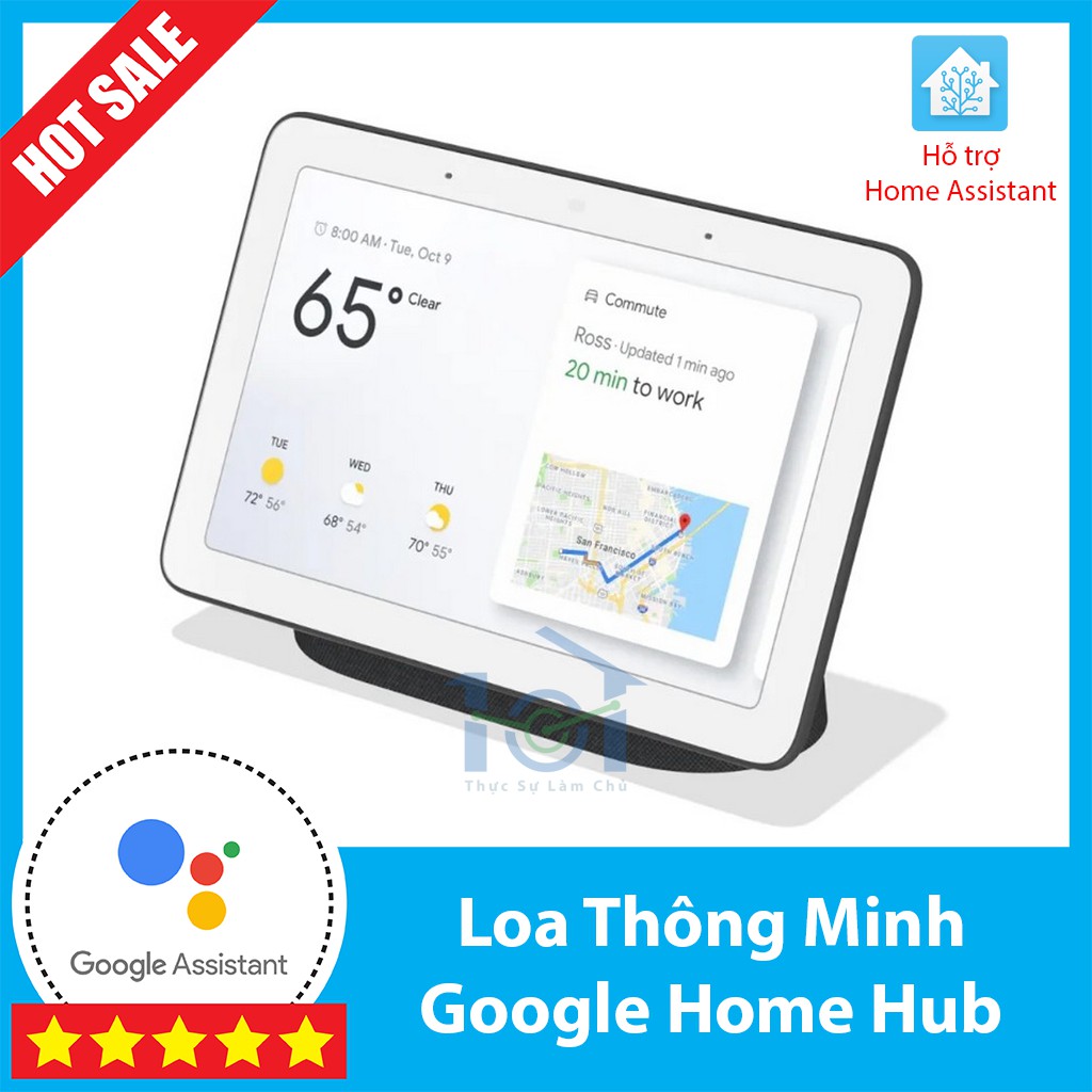 Google Home Hub - Loa thông minh tích hợp trợ lý ảo với màn hình 7 inch