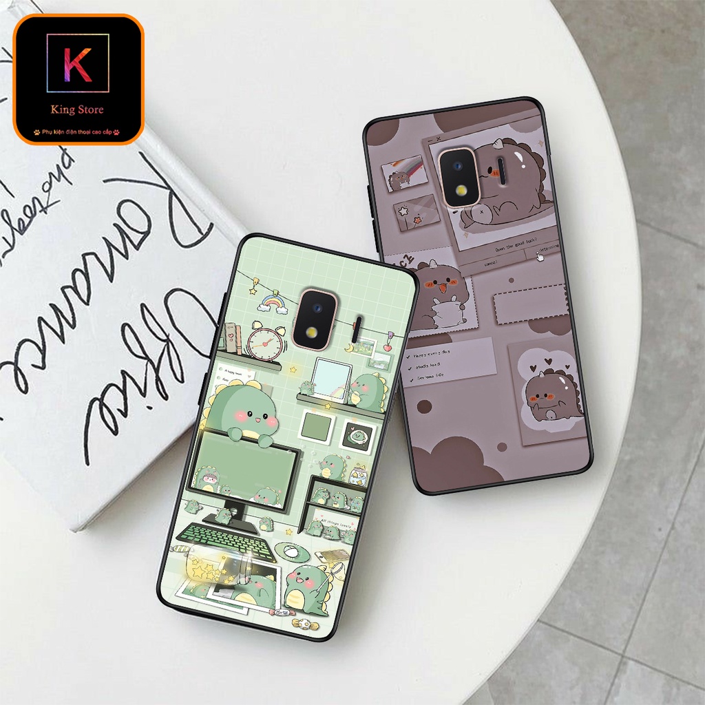 Ốp lưng Samsung J2 2015 - J2 2016 - J2 Pro - J2 Prime - J2 Core - Ốp Samsung in hình DinoCute - Lưng nhám viền TPU