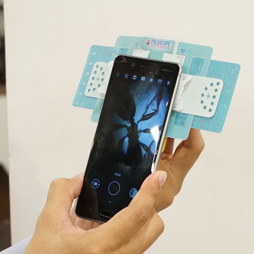 Kính hiển vi giấy cho bé khám phá thế giới Foldscope - Seed Baby